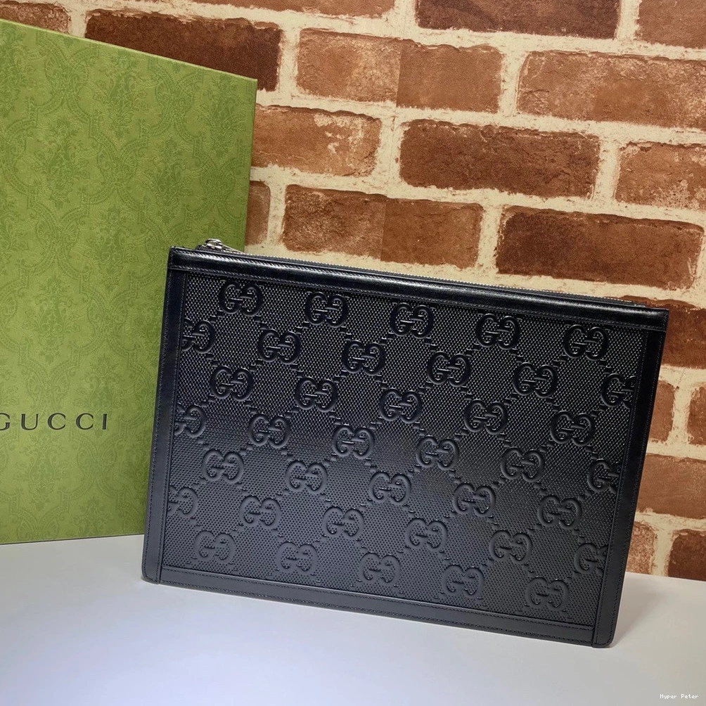 Hyper Peter pouch GG embossed GUCCI 0816